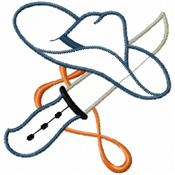 Hunter Embroidery Design 3